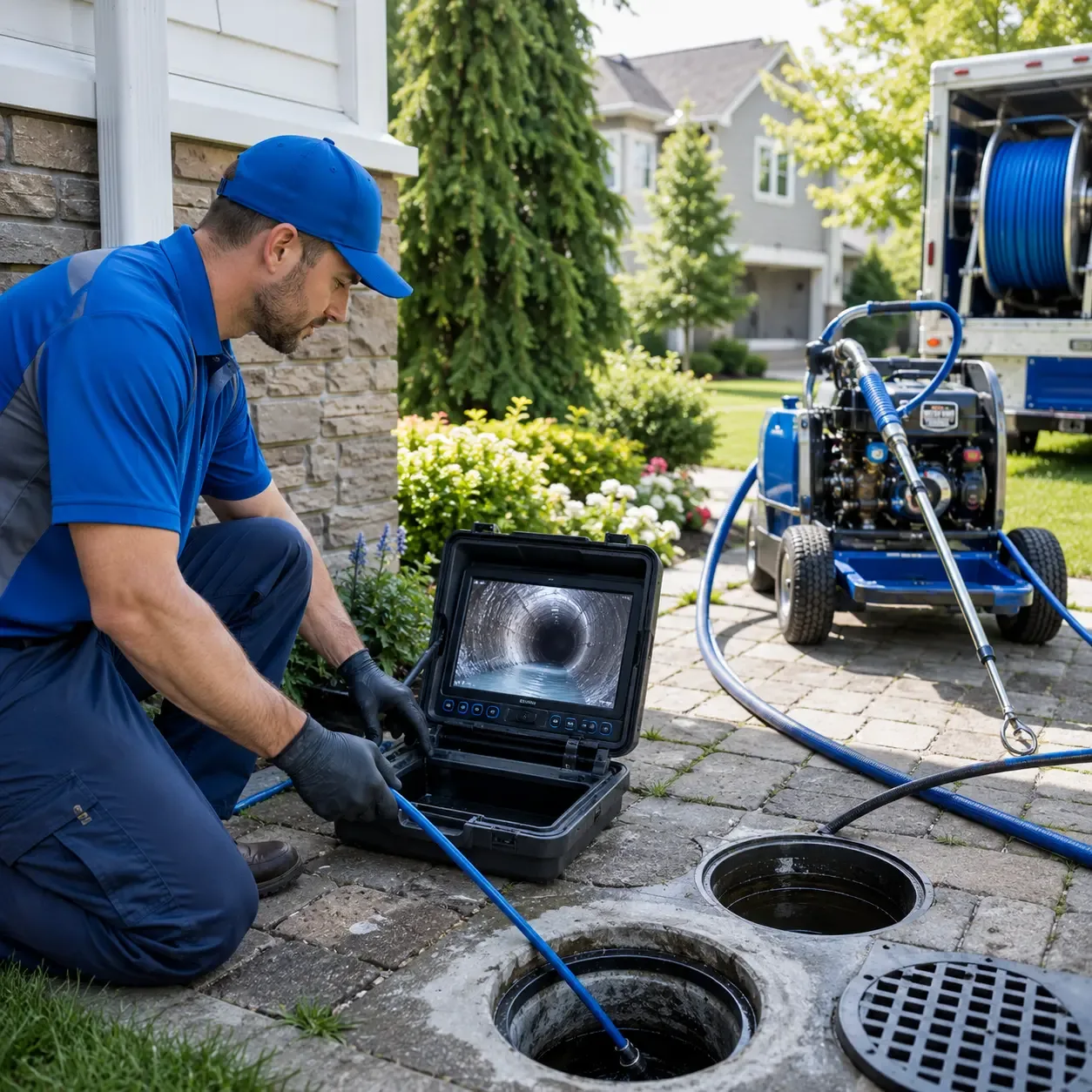 Outdoor drain cleaning professionals serving Lutcher, LA
